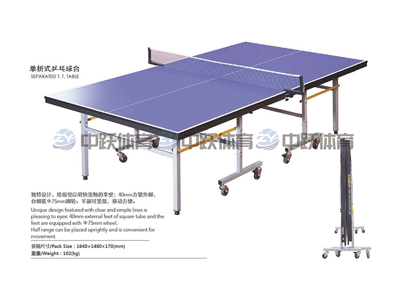 ZYCG-PP-1009单折式乒乓球台
